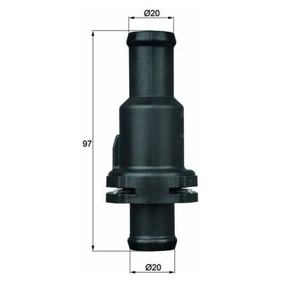 Termostat chladící kapaliny MAHLE ORIGINAL TH 5 75 (TH575)