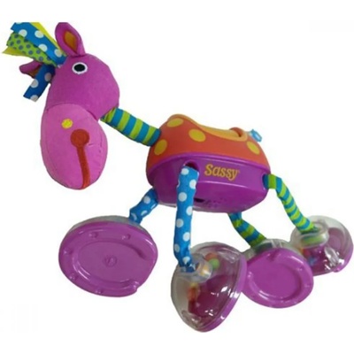 Sassy Детска играчка Sassy - Бутни-дръпни конче (80136)
