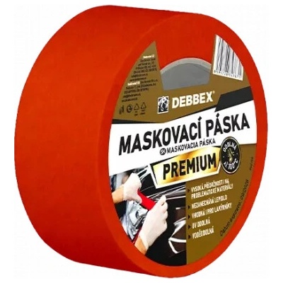Debbex Premium Maskovací páska 100°C 25 mm x 50 m