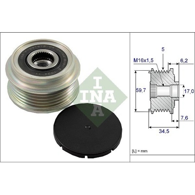 Předstihová spojka Schaeffler INA 535 0034 10 IN 535003410