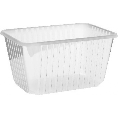 Wimex - Vanička hranatá průhledná 1500 ml (PP) (50 ks)