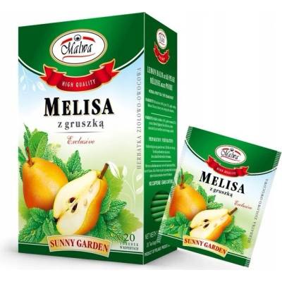 MALWA SUNNY GARDEN ČAJ Z MEDOVKY S HRUŠKOU 20 TB
