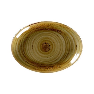 RAK Porcelain Spot talíř oválný 21 cm hnědý granát SGRNNOP21-12