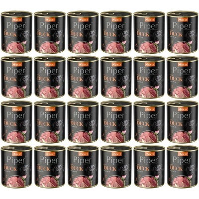 Dolina Noteci Piper Adult s kachnou a hruškou 24 x 800 g