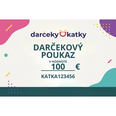 Darčekový poukaz Darčeky u Katky v hodnote 20 – 150 € – Elektronický poukaz