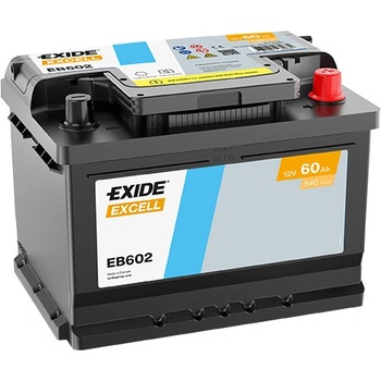Exide Excell 12V 60Ah 540A EB602