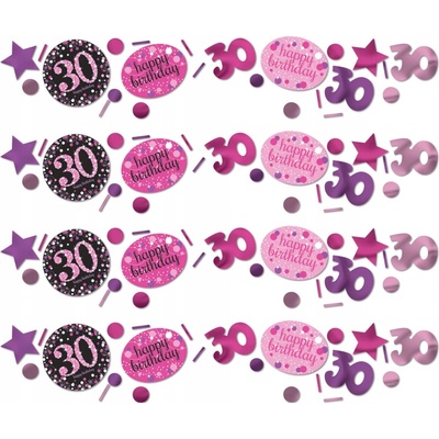 Konfety na 30.narodeniny Sparkling pink 34g