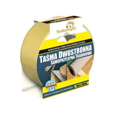 Technicqll Reinforced Double Sided Tape Obojstranná textilná páska 10 m x 50 mm