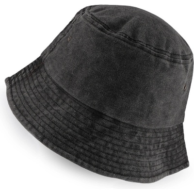 Bavlněný letní klobouk 4 černá tmavá
