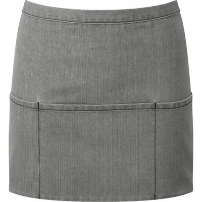 Premier PR 155 Krátka zástera do pása s vreckom grey denim