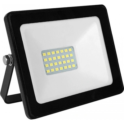 ACA Lighting LED venkovní reflektor Q 20W/12-24V DC/6000K/1760Lm/110°/IP66, černý
