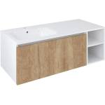 SAPHO Lorea - Шкаф за мивка 120x46x52 см, 1 чекмедже, ляв, дъб Алабама/матово бяло LE090-2231-L-05 (LE090-2231-L-05)