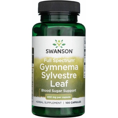 Swanson Gurmar Gymnema Sylvestre 400 mg 100 kapsúl