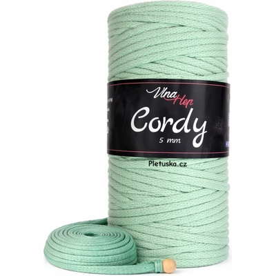 Cordy 5 mm světle zelená 8143
