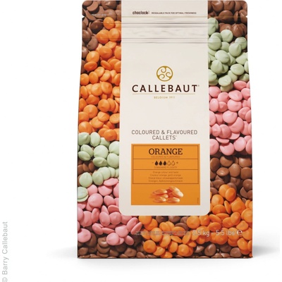 CALLEBAUT DECOR HMOTA ORANŽOVÁ 2,5 kg