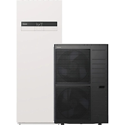 Panasonic Aquarea K-gen AiO split (nádrž 185l) (spirála 9kW) ADC/UDZ R32 400V 12kW