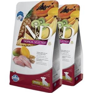 FARMINA N&D dog TROPICAL SELECTION (AG) puppy mini, chicken 2 x 5 kg