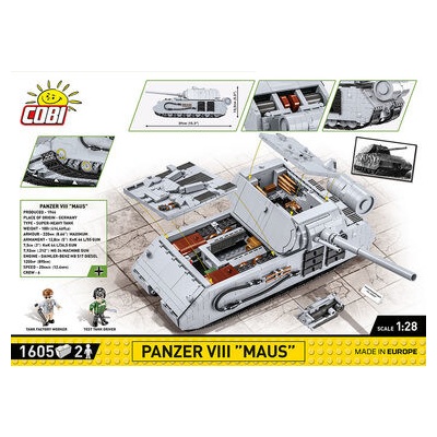 Cobi 2559 World War II Nemecký tank Panzer VIII Maus