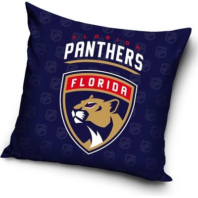 TipTrade Velurový Polštář NHL Florida Panthers 40x40