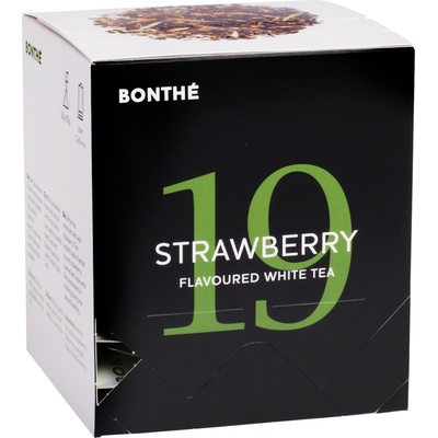 Bonthé Strawberry biely čaj 16 x 2,5 g