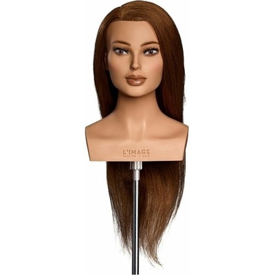 L´image Cvičná hlava stredná blond Limage Melanie 60 cm