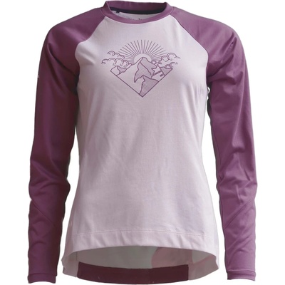 Zimtstern Дамска фланелка с дълъг ръкав за колоездене Zimtstern Women's Pureflowz Shirt L/S Cycling jersey - Lilac / Berry (156-2292-0212)