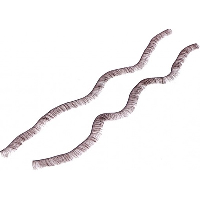 Prima-obchod Dekorační polotovar řasy, barva 2 (10 mm) hnědá