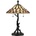 Elstead Lighting Quoizel QZ-WHISPERING-TL-VB - Настолна лампа Tiffany WHISPERING 2xE27/60W/230V (ED0896)