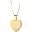 HARAHU Колие RU-34226 Heart - Златен KP34226