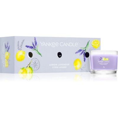 Yankee Candle Lemon Lavender подаръчен комплект 3x37 гр