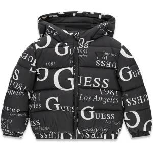 GUESS Детско Oversize яке с качулка и лога Guess