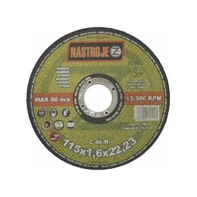 Nástroje cz Kotouč řezný 115 x 1,6 x 22 mm IM-2-115-1,6R