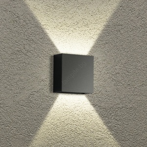 Brilagi - LED външно стенно осветително тяло DOUBLERAY LED/4W/230V черно IP65 (BG2251)