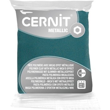 Cernit Polymer Clay Metallic Полимерна глина Turquoise Gold 56 g (CE0870056054C)