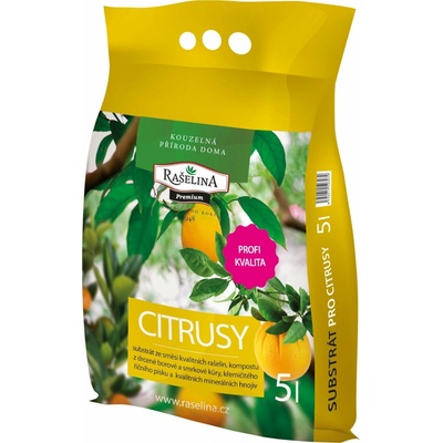 Rašelina Soběslav Substrát pro citrusy 5 l
