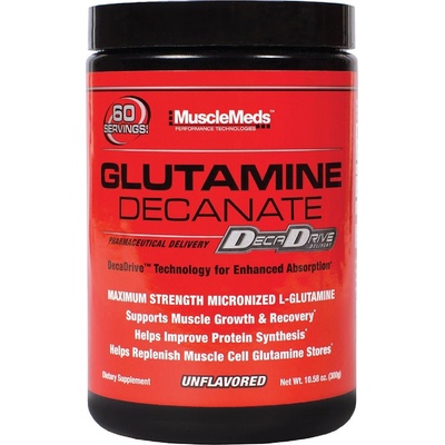 MuscleMeds Glutamine Decanate, 300 Grams
