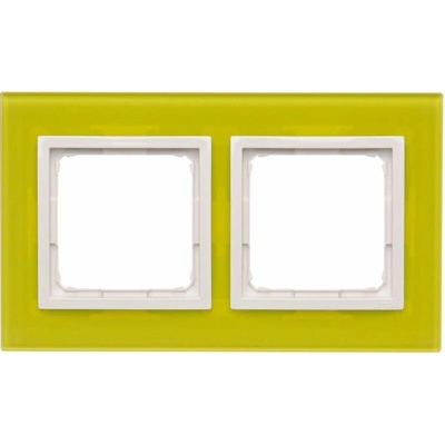 Kontakt Simon Rámik dvojnásobný sklenený Simon 54 nature Limetkový sorbet DRN2/90