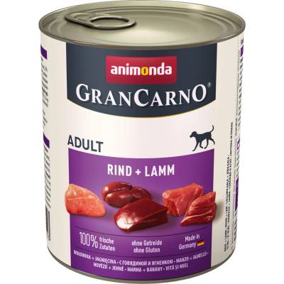Animonda Gran Carno Adult s hovädzím a jahňacím mäsom 800 g