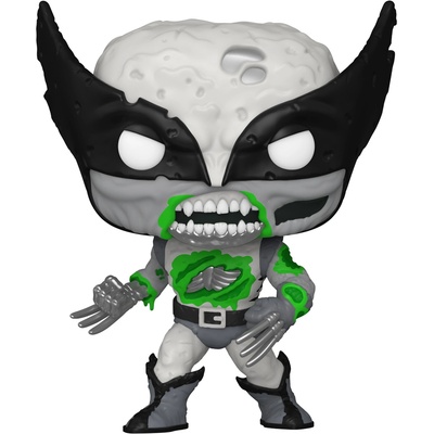 Funko Фигура Funko POP! Marvel: Zombies - Wolverine (B&W) (Glows in The Dark) (Special Edition) #662 (106159)
