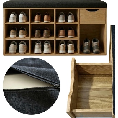 Boximo Kado 104 x 50 x 30 cm hnědý – Zboží Dáma