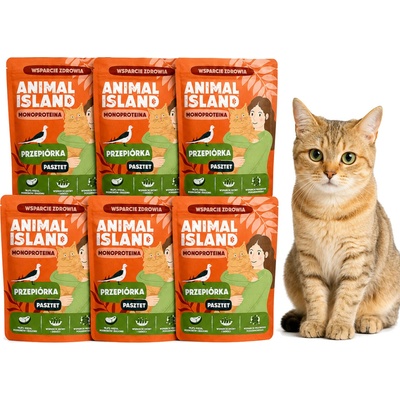 ANIMAL ISLAND Mono Quail 6x100 g