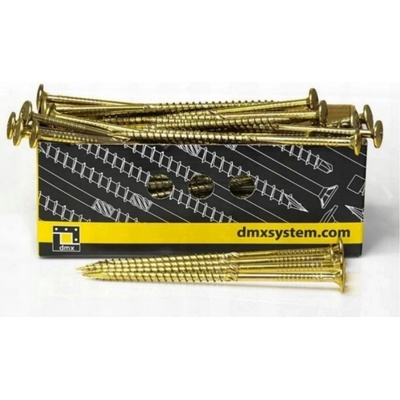TESAŘSKÉ VRUTY DO DŘEVA S TALÍŘOVOU HLAVOU TORX TX40 8x180MM 50 KS