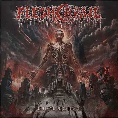 Fleshcrawl - Epitome Of Carnage (Carnivorous Wrath Marble Coloured) (LP) (4251981715414)