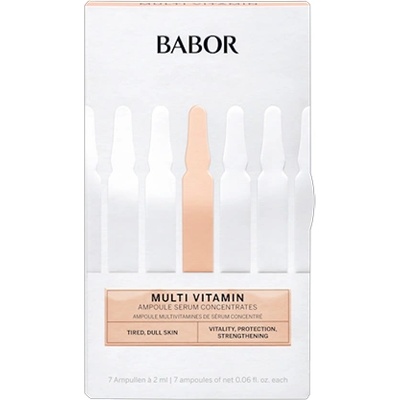 BABOR Multi Vitamin Ampoule комплект от 7x2 мл концентриран серум за подхранване и хидратация за жени 1 бр