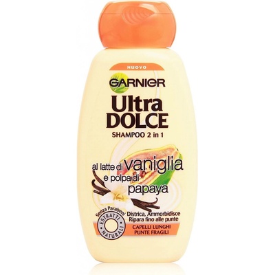 Garnier Ultra Dolce Vanilia & Papaya 2in1 šampón na vlasy 300 ml
