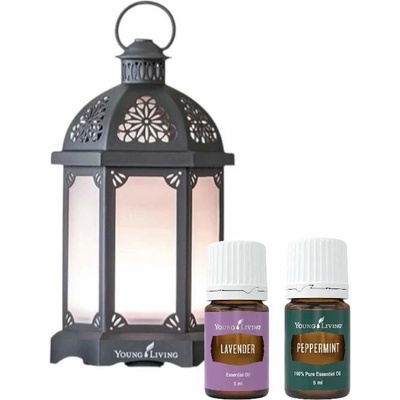 Young Living aróma difúzer Lucerna čierny antracit 200 ml