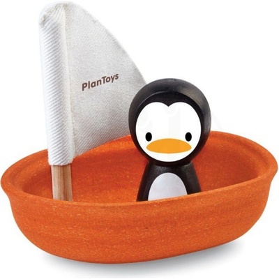 Plan Toys Plachetnice s tučňákem