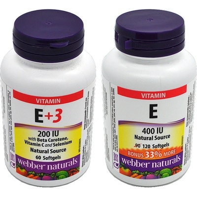 Webber Naturals Vitamín E 400 IU 120 tabliet