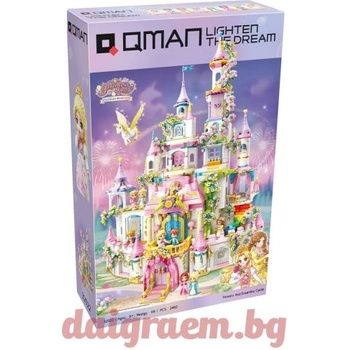 Qman Конструктор qman Замък на мечтите и цветята 32022 (q32022)