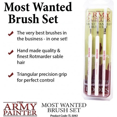 Army Painter Most Wanted Brush Setsada štětců